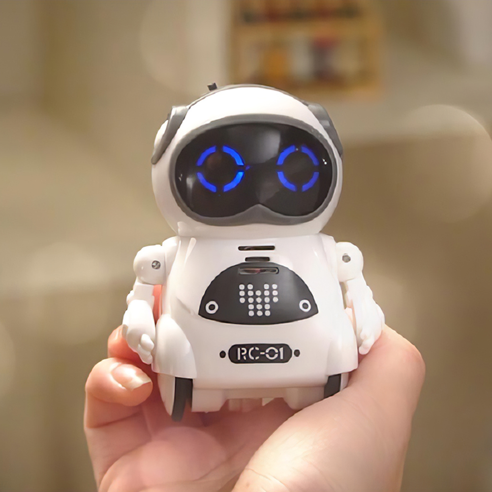 RC 포켓 로봇 대화 형 대화 대화 음성 인식 기록 노래 춤 이야기 아이들을위한 로봇 장난감 선물